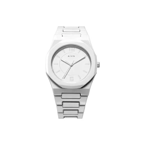 AIVN Кварцевый механизм ремешок из смолы женские часы белый циферблат