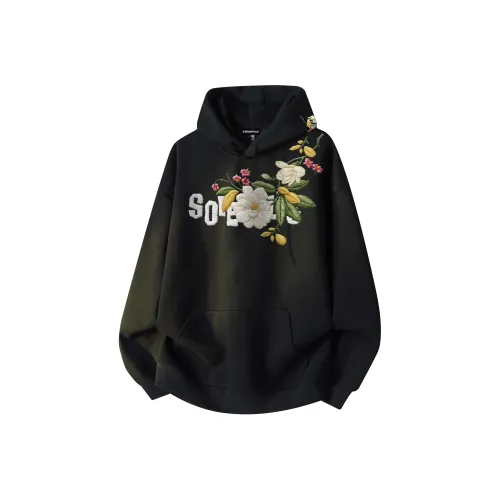 SOIE Зимний утолщенный и с флисовой подкладкой свитшот унисекс