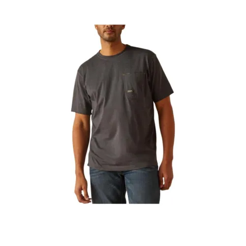 ARIAT Мужская T-рубашка угольно-серого цвета