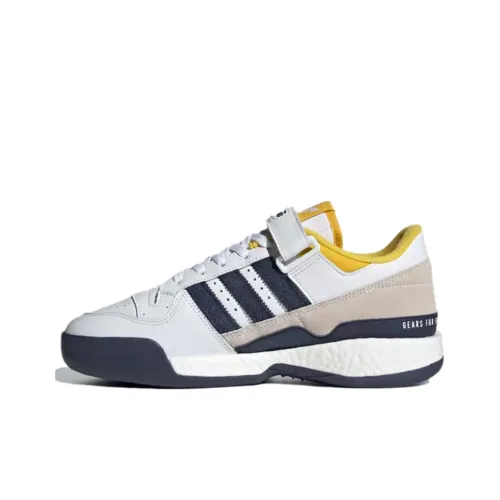 HUMAN MADE x Adidas Originals FORUM Low Топ Кэжуал Мужской Белый Синий Желтый