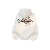 White Thin Sweatshirt  
Белый тонкий свитшот