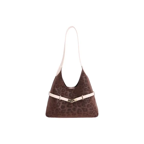 NOMK ПУ (полиуретан) с замшей Сумка через плечо Стандартная Женская Многоцветная