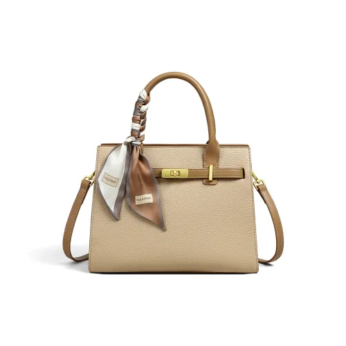 COMELY Сумка через плечо из коровьей кожи среднего размера женская хаки