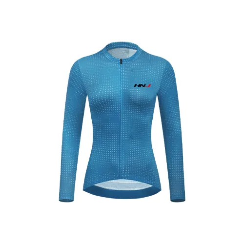 HNJ Синий Унисекс Велосипедная одежда