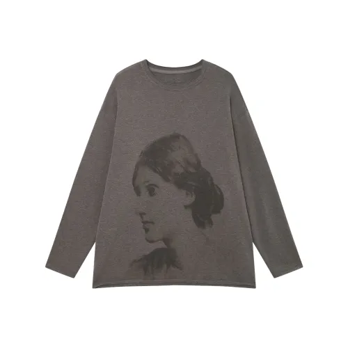 VASI LYEV Серый Женские T-рубашки