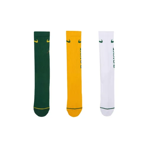 Nike Регби Повседневные Носки Crew с Амортизацией Унисекс 3 Пачки