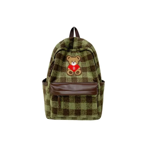 Chinllo Шерстяной с ПУ (полиуретан) Рюкзак Стандартный Унисекс Многоцветный