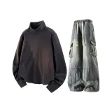 Темно-серый + Грязно-желтый