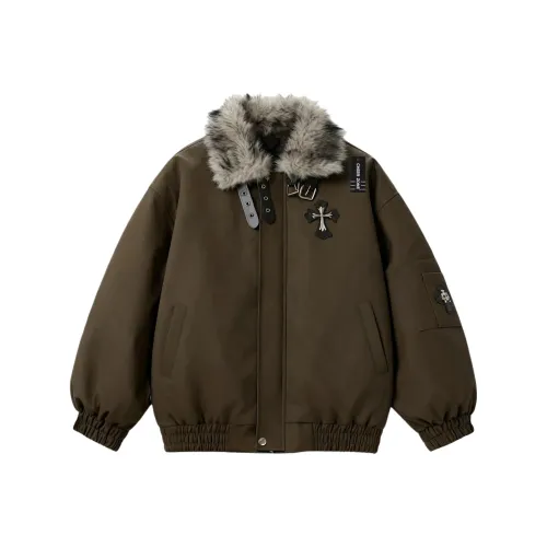 CHEER ZONE Хлопковый пуховик унисекс