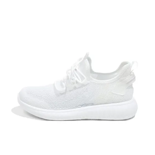 Warrior Oтскок Легкий Дышащий Противоскользящий Низкий Топ Повседневная Обувь Мужская Белая