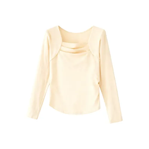 IUNOP Длинный рукав T-рубашка Женская