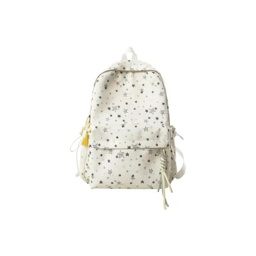 CREAM BEAR Нейлоновый рюкзак стандартный унисекс сливочный розовый желтый синий черный