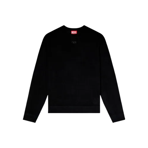 DIESEL Черные Мужские Свитера