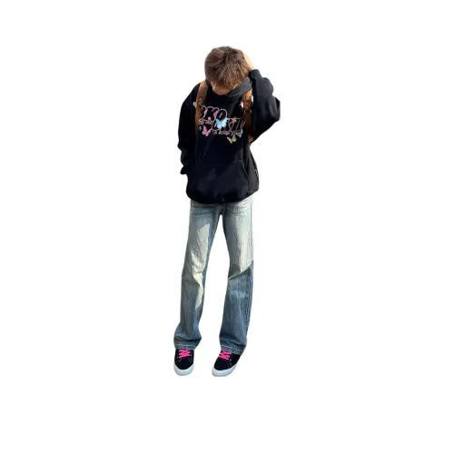 DAFK Светло-синие джинсы с эластичным поясом для мужчин