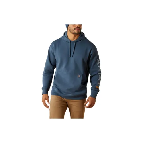 ARIAT Серый Синий Мужской Свитшот