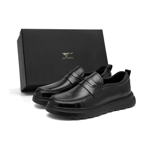 SEPTWOLVES Повседневные кожаные туфли для мужчин