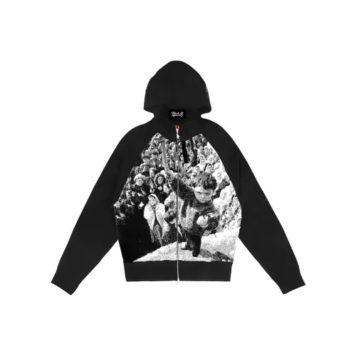 BLACK AT Черный Унисекс Свитшоты