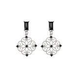 Серьги-кольца "Weaving Dream" (Цветочный, 1 пара)