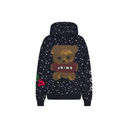 SKIMS x CPFM Fw25 Хлопок Флис OVERSIZED Толстовка Свитшот Женские