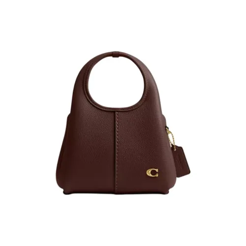 COACH LANA Кожа Сумка Маленькая Женская Кленовый Лист