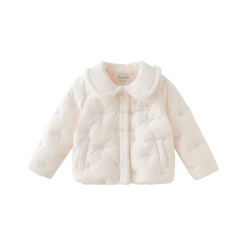 DAVE BELLA Овсяный Белый [3A Антибактериальный Бархат Тройная защита] Kids Пуховики