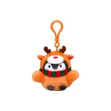 Рождественский шарф с украшением в виде оленя