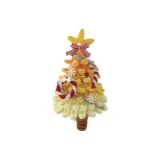 Желтый градиентный рождественский лес [материал, пачка]