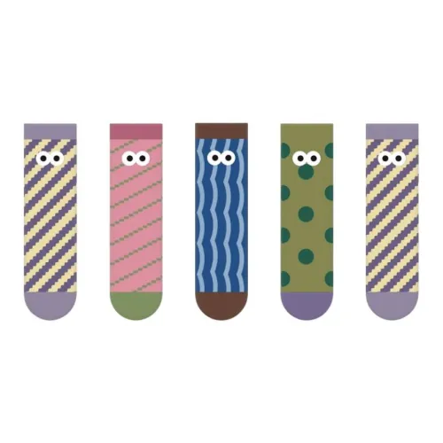 COTTON CHEESE Носки Crew Унисекс упаковка из 5 пар