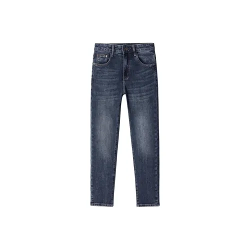 CHAOZHANGGUI Винтажные синие мужские джинсы