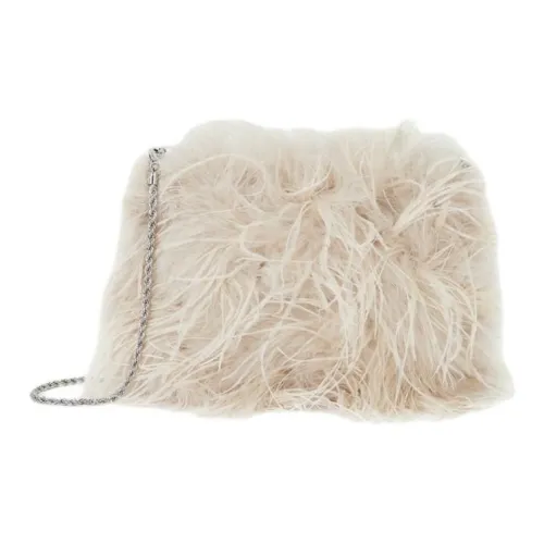 Loeffler Randall Хлопковая Сумка через плечо Женская Серо-белая