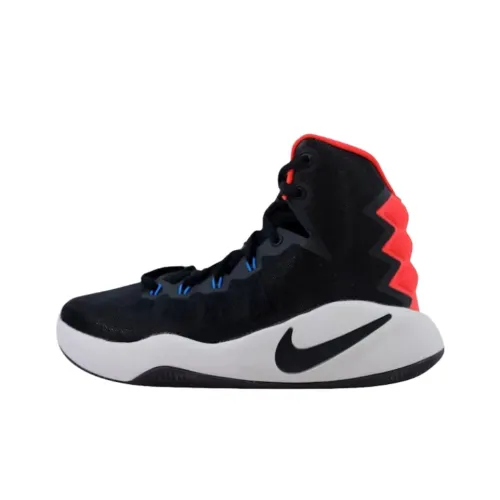 Nike Hyperdunk 2016 Устойчивые к истиранию Высокие Кроссовки для Беговых Тренировок Детские Обсидиан Подростки