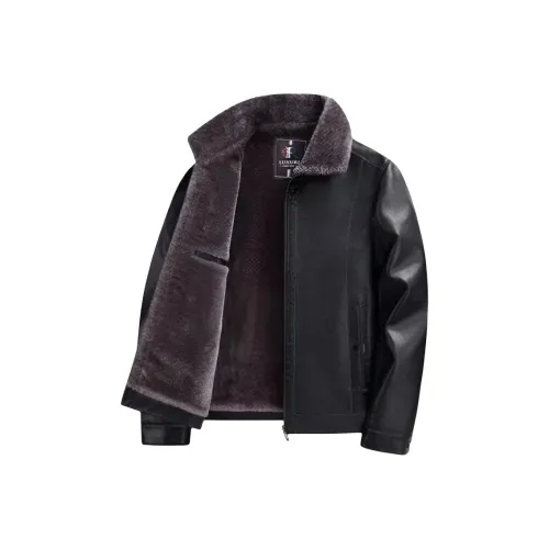 TAIZILONG Мужские кожаные куртки