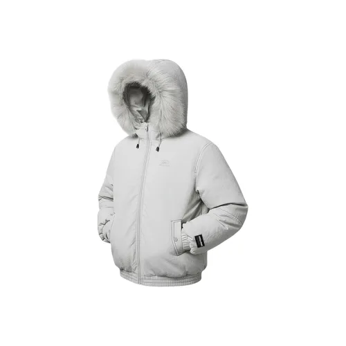 JIMI JONS Серый [Улучшенный Утолщенный и с Флисовой Подкладкой] Унисекс Пуховики (Пуховики)