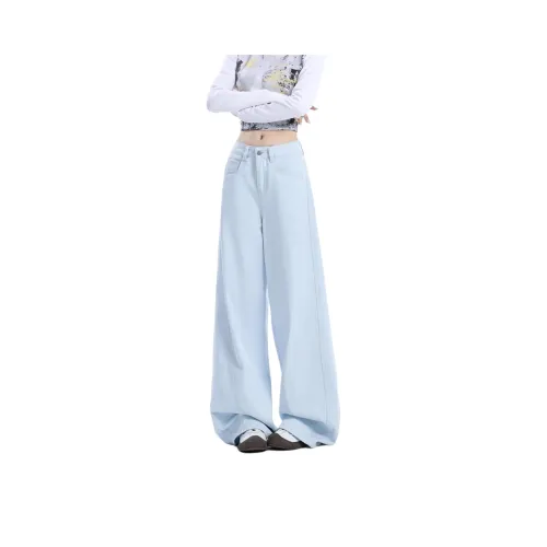 ZHUFEI Sky Blue Женские Джинсы