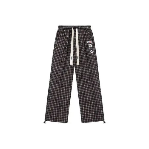 VNHP Black Unisex Casual Pants VNHP Черные Унисекс Повседневные Штаны