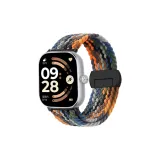 Камуфляж, многоцветный, круглый, магнитная застежка, ткань вязаная, ремешок + черный соединитель