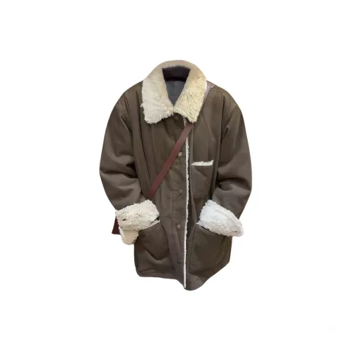 KKX Коричневый Женские Бархатные Куртки