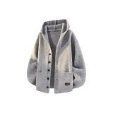 Светло-серый (с капюшоном)