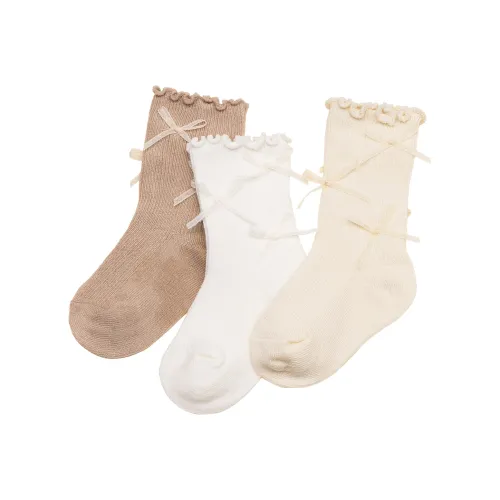 EBMINI 2025 Осенние носки 3 упаковки для детей 3-7 лет