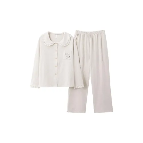 Lanza [1 Комплект одежды] Белый Женский комплект пижам