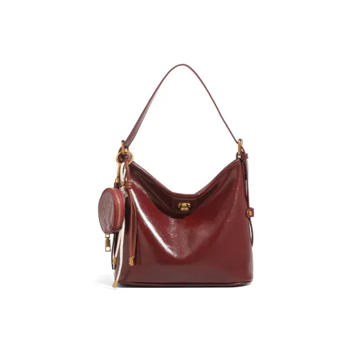 CLEVER Ketch ПУ (полиуретан) Сумка через плечо Стандартная Женская Бордовая