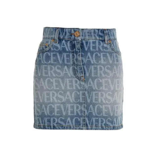 VERSACE VERSACESS23 Vacation Collection Джинсовые короткие юбки Женские
