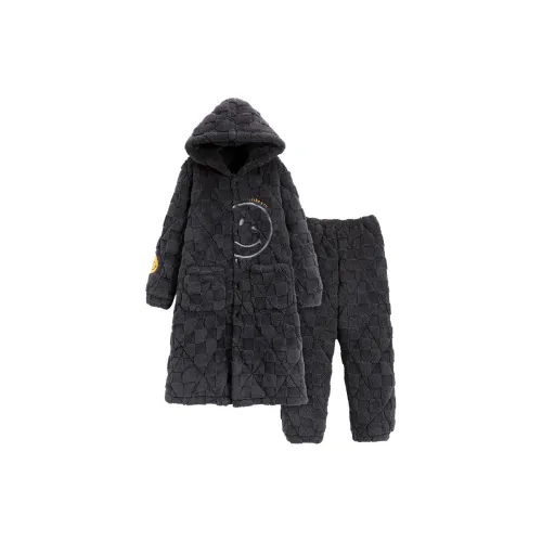 MADALLO Серый Мужской Халат для ванной