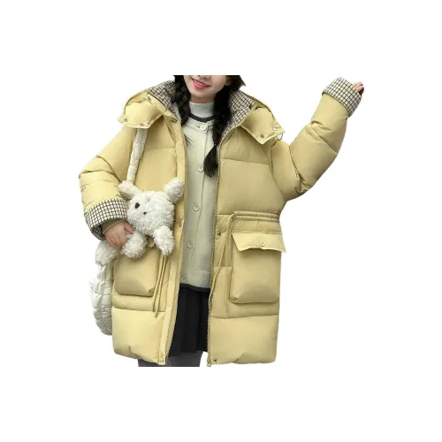 Disney Пуховик 2025 Зимний Лимонный Детский