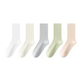 Белый + Молочный Белый + Светло-Серый + Светло-Зеленый + Лотосовый Цвет [5 Пачка]