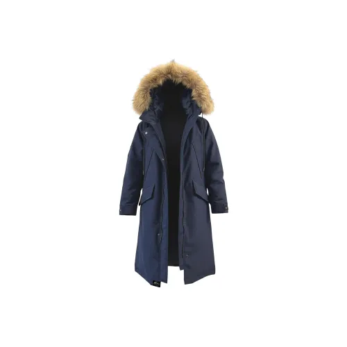 SZSX Темно-синий синий унисекс пуховики