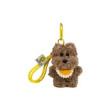 Коричневый плюшевый Вест-хайленд [Желтые брелоки для слюни]