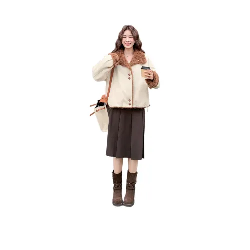 LAOYECHE Бархатовое пальто с женским дизайном