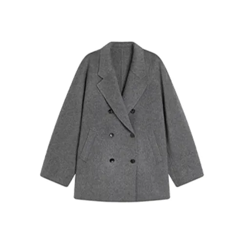 Olivia Share777 Темно-серый Женский Пальто