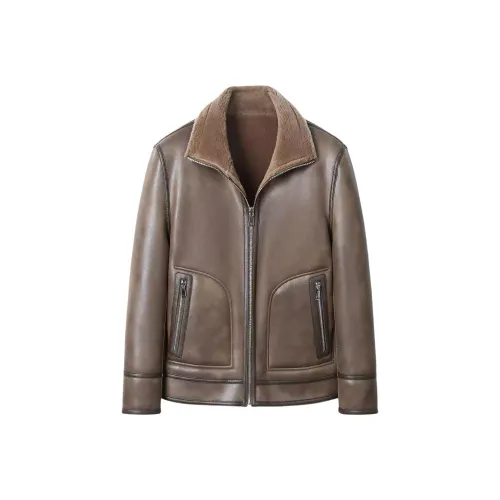 SENJIALUO Мужская кожа и мех